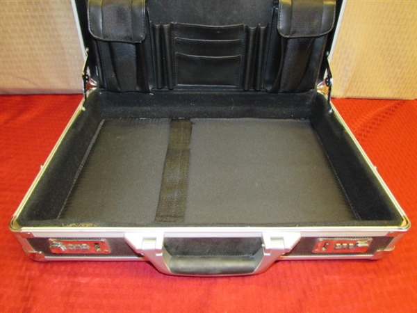 VERY NICE VAULTZ BRIEF CASE - A PLACE FOR EVERYTHING!