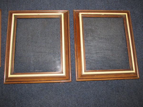 NEVER BUY FRAMES AGAIN!  OVER 30 PHOTO FRAMES OF ALL SIZES, WOOD & METAL