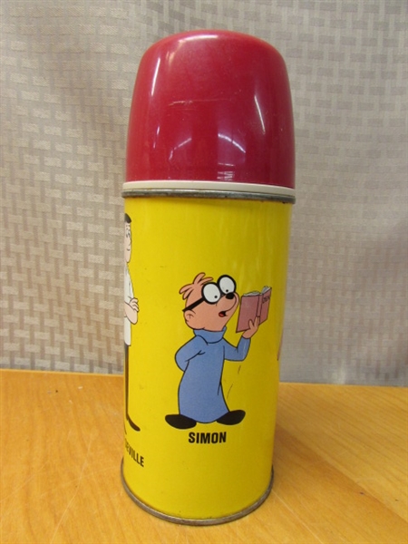 ALVINNN!!!!! THE CHIPMUNKS COLLECTIBLE THERMOS BOTTLE