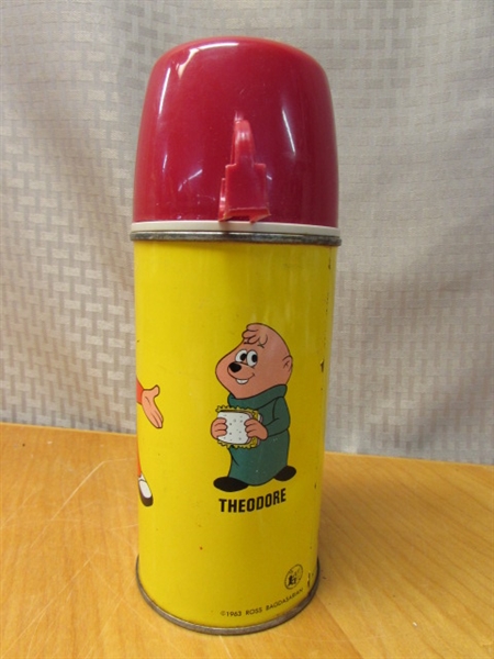 ALVINNN!!!!! THE CHIPMUNKS COLLECTIBLE THERMOS BOTTLE