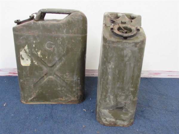 TWO 5 GAL JERRY CANS
