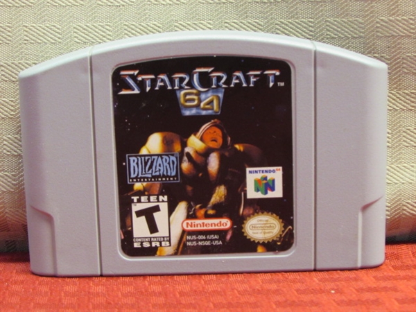 STAR CRAFT 64 FOR NINTENDO 64 GAME CONSOLE