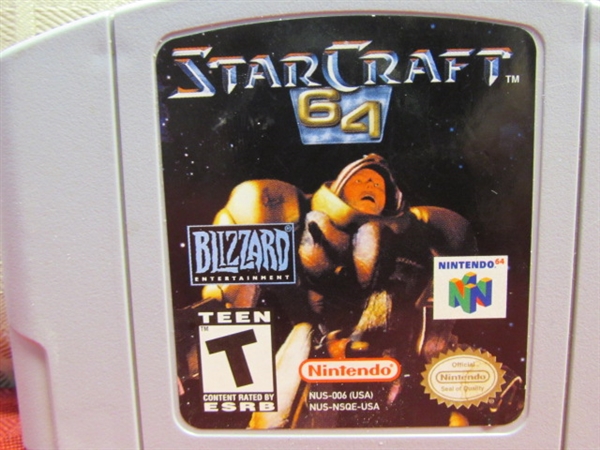 STAR CRAFT 64 FOR NINTENDO 64 GAME CONSOLE