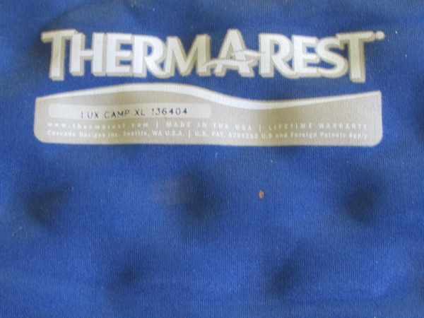 SLEEP JUST ABOUT ANYWHERE -  NICE THERMAREST SELF INFLATING CAMP MAT