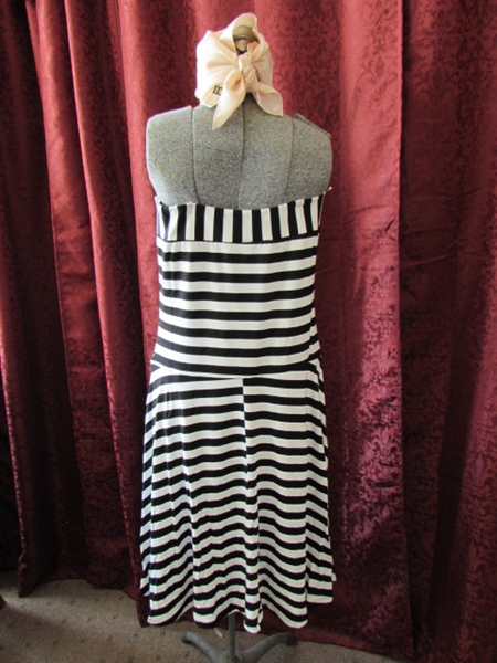 TWO NEW SUMMER DRESSES FROM NEWPORT NEWS - CLASSY ANIMAL PRINT & COOL & CASUAL STRIPES