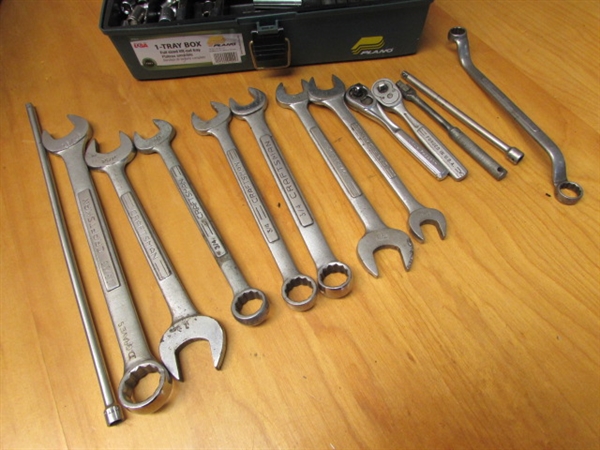 QUARTER INCH DRIVE SOCKETS & WRENCHES MOST ARE CRAFTSMAN