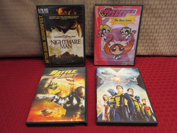 MOVIE NIGHT!  FIFTEEN DVD'S, LOTS OF GENRES!