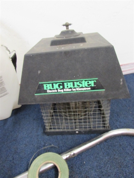 TAKE CARE OF WHAT'S BUGGING YOU - BUG BUSTER LIGHT, GARDEN SPRAYER, RUBBER BOOTS & MORE