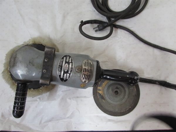 HEAVY DUTY POWER BUFFER/SANDER WITH EXTRA GRINDING