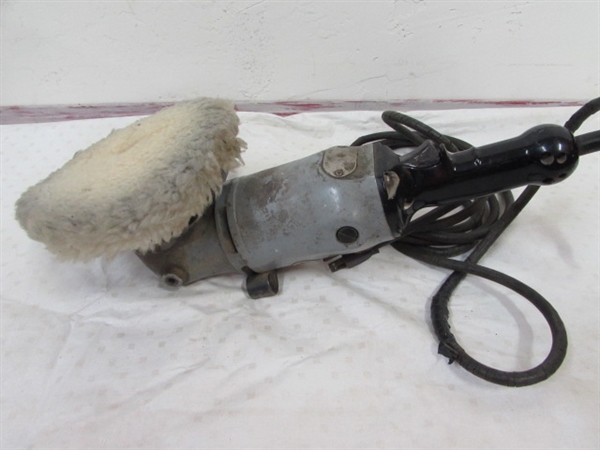 HEAVY DUTY POWER BUFFER/SANDER WITH EXTRA GRINDING