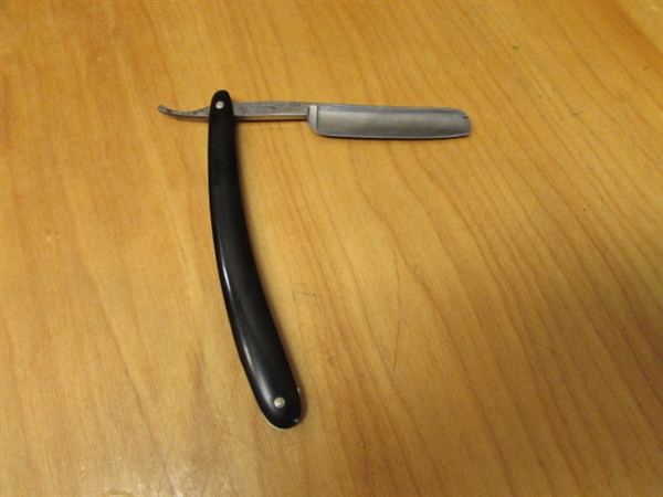 VINTAGE OWL DRUG CO. STRAIGHT RAZOR MADE BY HENKELS TWIN WORKS - GERMANY