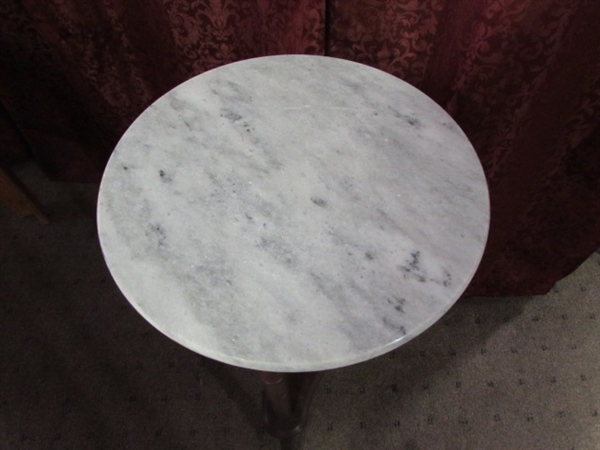 LOVELY VINTAGE MARBLE  HALL TABLE