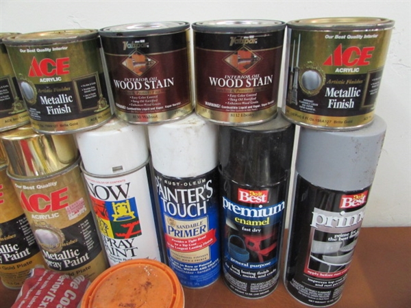 BRIGHTING THINGS UP WITH PAINT, CAULK, ROLLERS & MORE