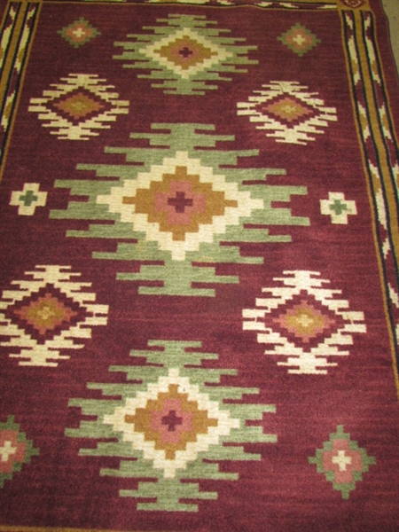 NATIVE AMERICAN STYLE THROW RUG - LARGE