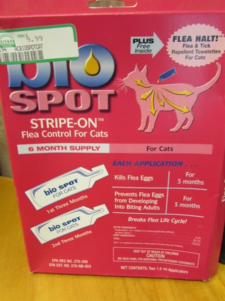 KEEP YOUR KITTY FLEA FREE & HAPPY WITH BIO SPOT , MICE & MORE