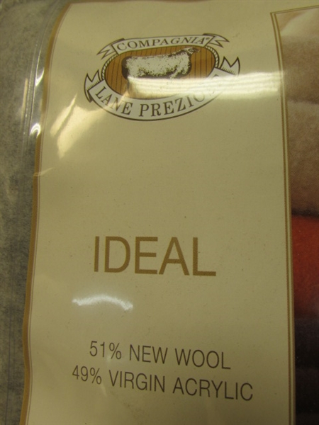 TOP THE SHEETS OFF WITH A PREMIUM MADE IN ITALY WOOL & ACYLIC BLANKET - NEW