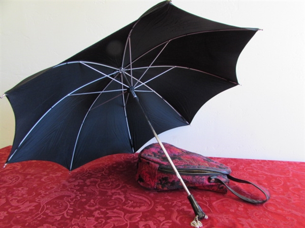 VERY CUTE AND CLEVER LADIES HANDBAG WITH UMBRELLA