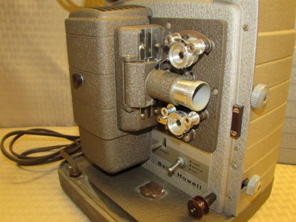 VINTAGE BELL & HOWELL 8MM MOVIE PROJECTOR JUST LIKE THE ONE THEY USED IN HIGH SCHOOL!
