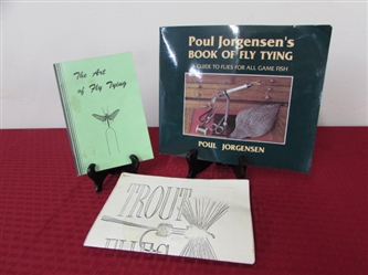 LEARN THE ART OF TYING YOUR OWN FLYS WITH THESE TWO VERY GOOD BOOKS AND PAMPHLET