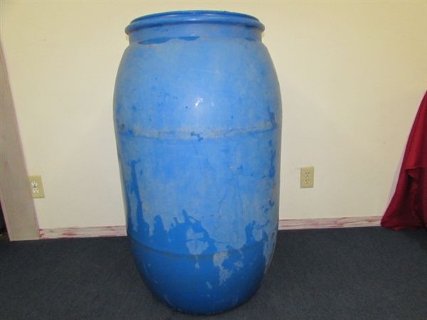 THE BIG BLUE DRUM WITH NO CLOWN