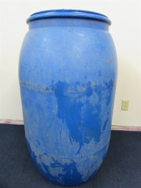 THE BIG BLUE DRUM WITH NO CLOWN