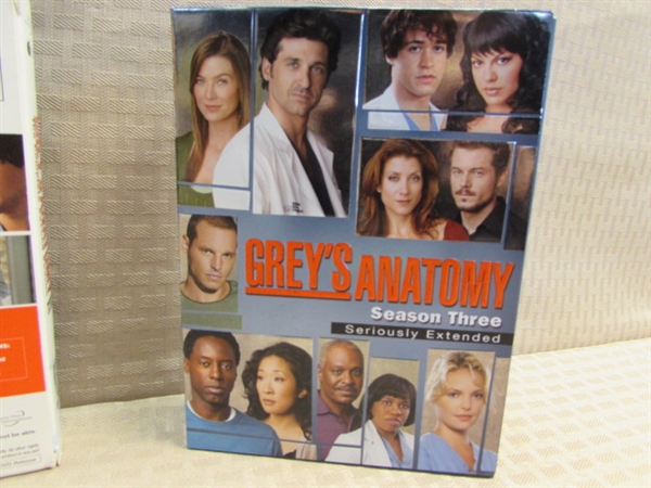 GREY'S ANATOMY MARATHON!  SEASONS 2 & 3 OF THE POPULAR TV SERIES ON DVD 