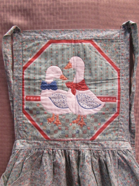 A GOLDEN GOOSE TO KEEP YEAR ROUND PLUS A WONDERFUL COUNTRY APRON