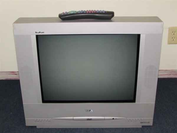 NICE 20” RCA TRUFLAT TV/DVD/MP3 COMBO WITH REMOTE