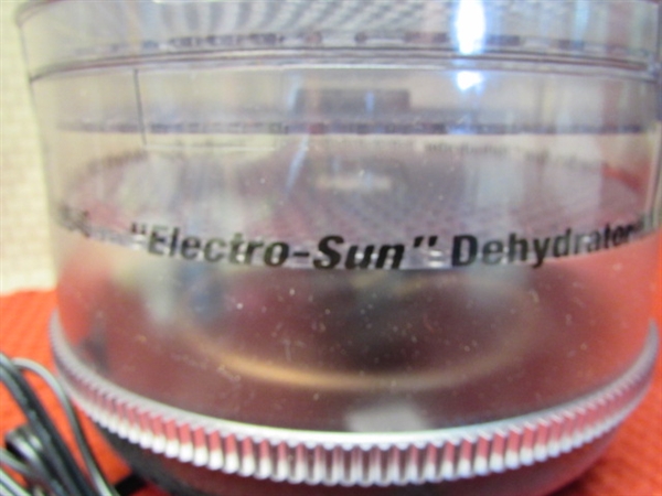 ELECTRO-SUN FOOD DEHYDRATOR NEW