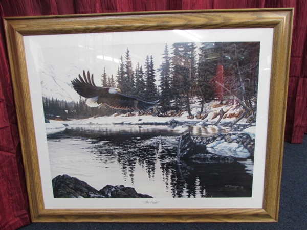RARE & BEAUTIFUL LIMITED EDITION EAGLE PRINT BY ED TUSSEY