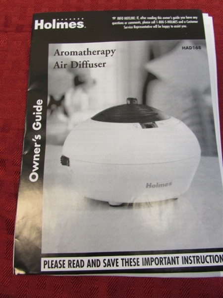 TWO GREAT WAYS TO RELAX-AROMA THERAPY DIFFUSER & STAINLESS STEEL MASSAGE THERAPY BALLS 