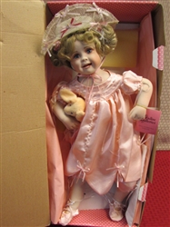 NEW IN BOX 20" PORCELAIN DOLL-GREAT GIFT IDEA!