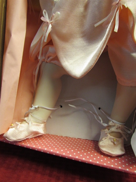 NEW IN BOX 20 PORCELAIN DOLL-GREAT GIFT IDEA!