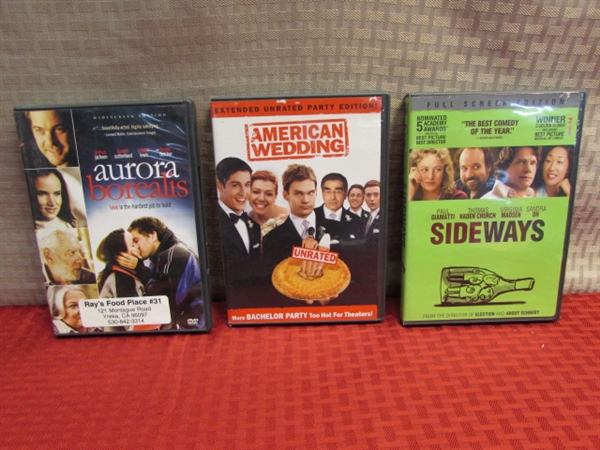 MOVIE NIGHT!  YOU WILL FIND A MOVIE FOR EVERY TASTE IN THIS 13 DVD COLLECTION