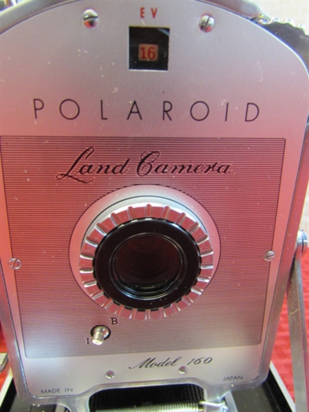 CLASSIC RELIC OF TIMES GONE BY POLAROID MODEL 160 LAND CAMERA.