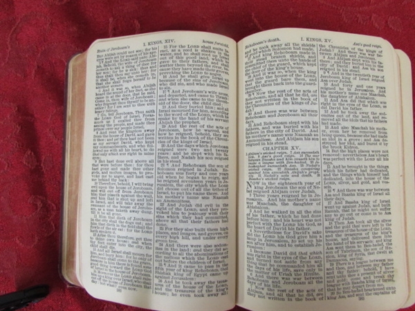 ANTIQUE BIBLE 1902