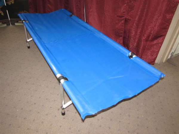CAMP TIME ROLL-A-COT CAMP COT WITH CARRYING CASE 