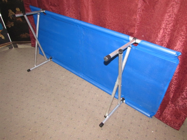 CAMP TIME ROLL-A-COT CAMP COT WITH CARRYING CASE 