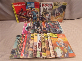COLLECTIBLE VINTAGE COMICS FROM THE 1950S & 60S-RIPLEYS BELIEVE IT OR NOT!, CLASSICS ILLUSTRATED & THE WORLD AROUND US 