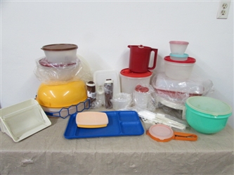 LOTS OF NEW TUPPERWARE AND SPECIALTY PIECES