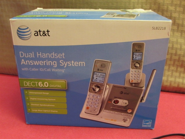 AT&T DUAL HANDSET ANSWERING SYSTEM