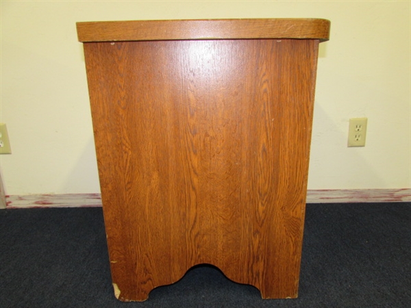 VERY HANDSOME END TABLE OR NIGHT STAND  & VERY STURDY