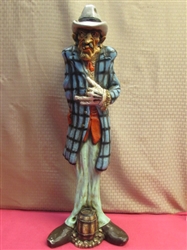 UNIQUE VINTAGE UNIVERSAL STATUARY GANGSTER 29" TALL