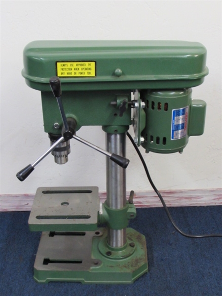Lot Detail - VERY NICE CENTRAL MACHINERY DRILL PRESS MODEL S-987