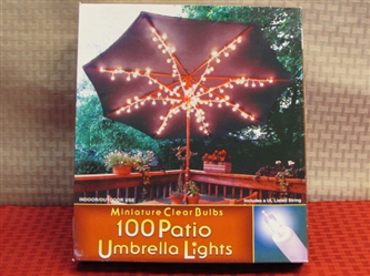 LIGHT UP THE PATIO WITH THESE PATIO UMBRELLA LIGHTS