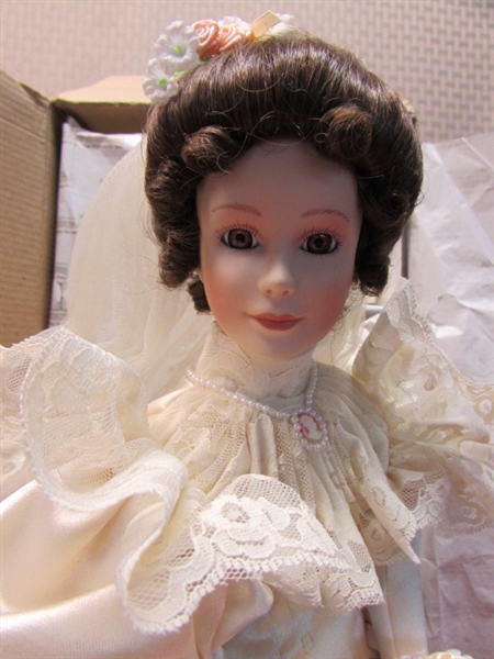 Lot Detail ELIZABETH ASHTON DRAKE GALLERIES BRIDE DOLL IN ORIGINAL BOX