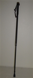 NICE TRACKS ADJUSTABLE WALKING STICK WITH REMOVABLE RUBBER TIP & STEEL SPIKE FOR ROUGH TERRAIN