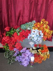 SILK FLOWERS FOR EVERY OCCASION OVER 70 STEMS!