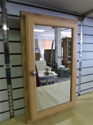 VERY NICE STYLISH WOODEN MEDICINE CABINET WITH MIRROR TO SPRUCE UP YOUR BATHROOM