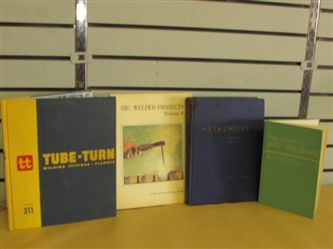 TRICKS OF THE TRADE- FOUR VINTAGE BOOKS ON WELDING & METAL WORK